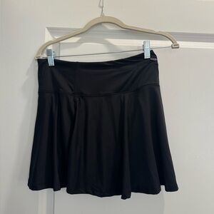 Black tennis skort